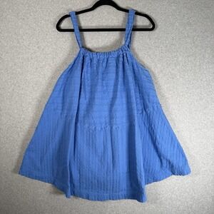 Free People Beach Dress Womens small Shay Convertible Mini blue Coastal Casual